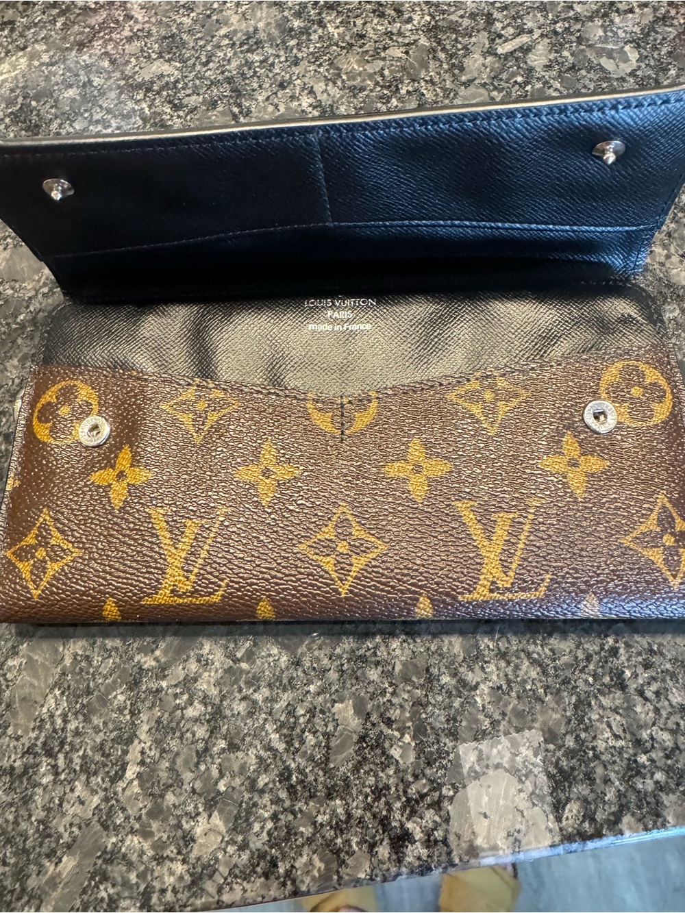 ♣️THE Louis Vuitton Monogram Macassar Portefuille Wallet w COA. ♣️